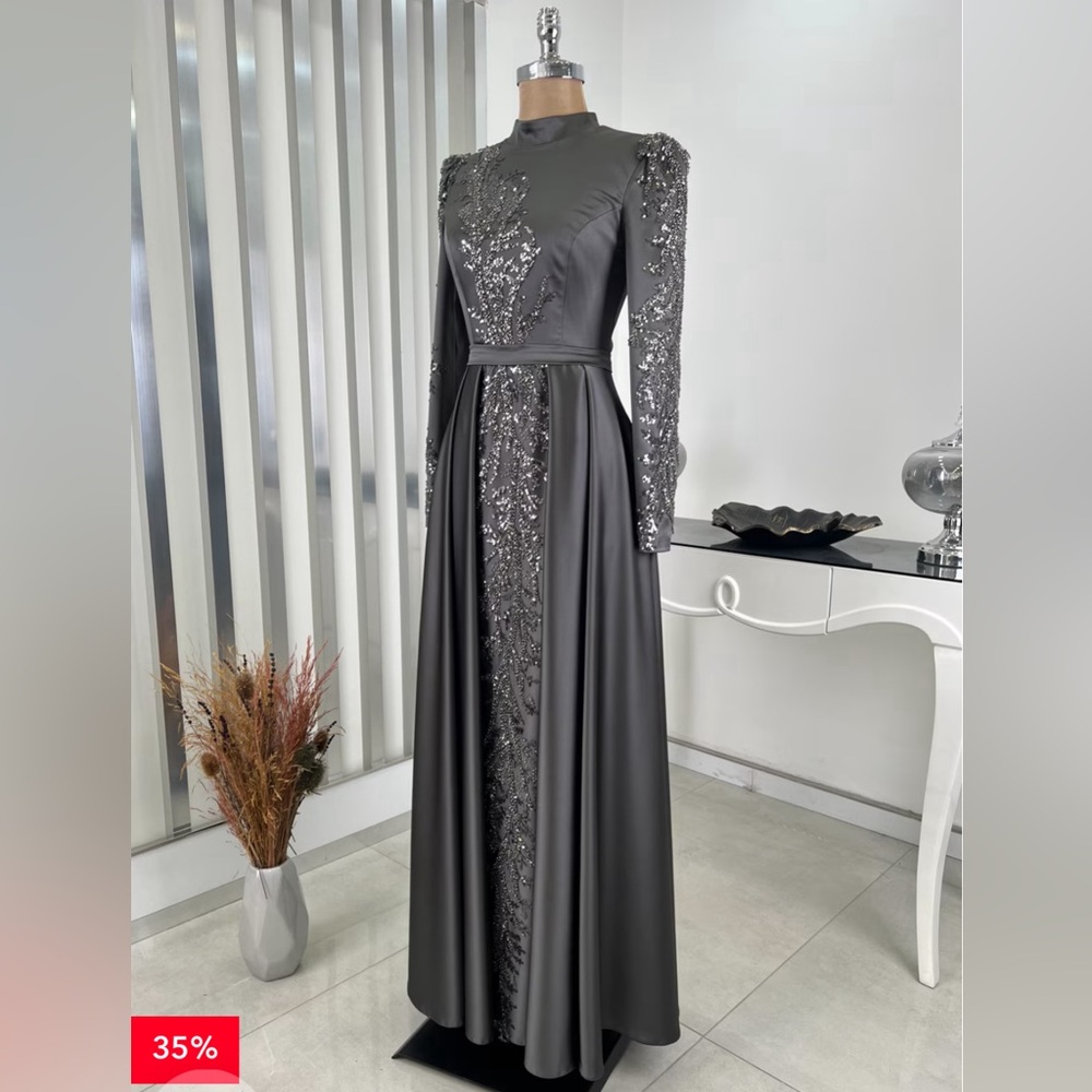 Grey/Silver Gown